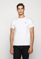 T-Shirt Ralph Lauren col rond jersey coupe ajustée Blanc
