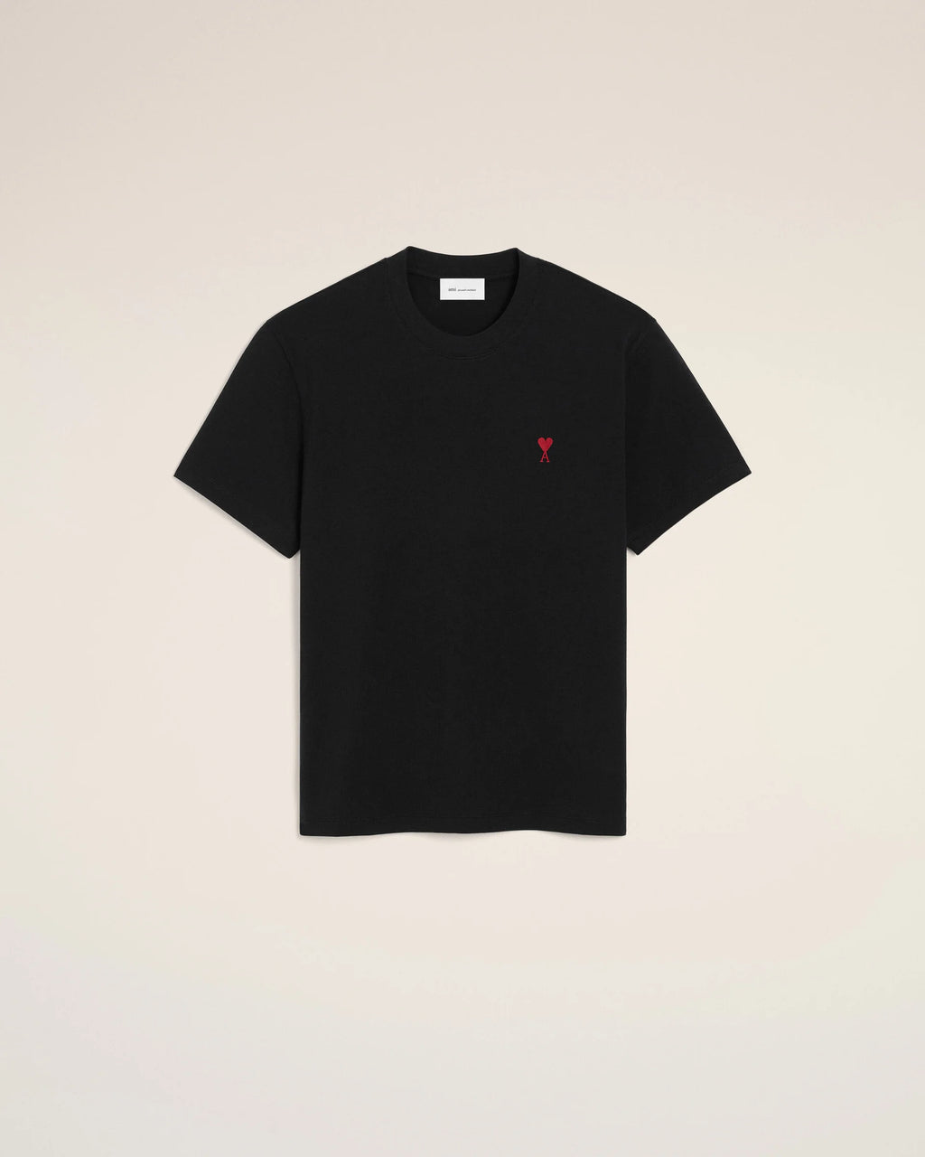 Tshirt Ami De Coeur Rouge Noir en Coton