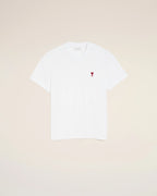 Tshirt Ami De Coeur Rouge Blanc en Coton