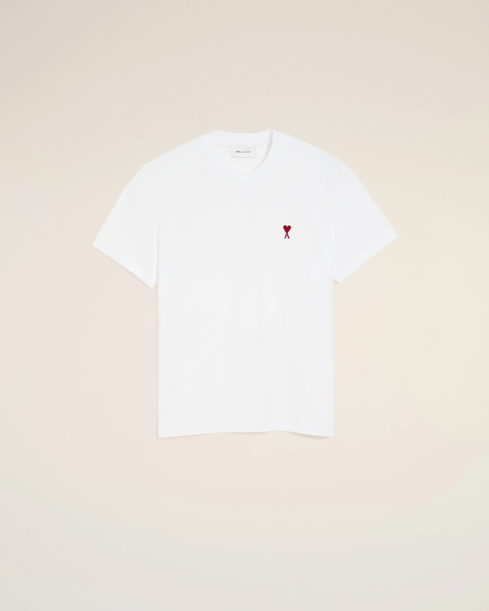 Tshirt Ami De Coeur Rouge Blanc en Coton